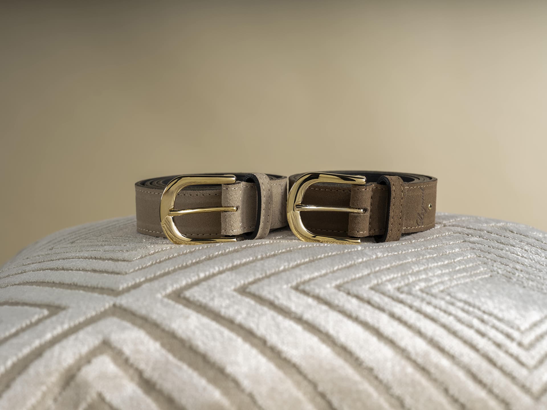 Legend belts on display